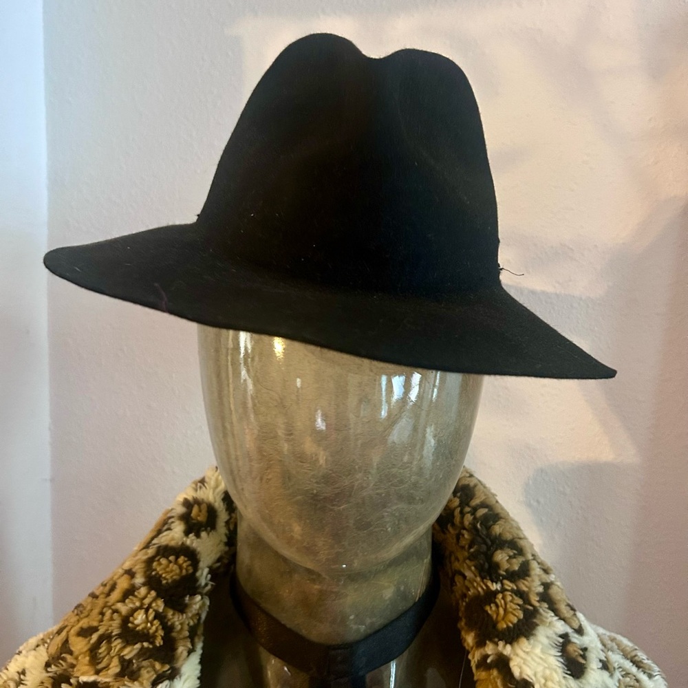 Vintage Classic Black Fedora Hat